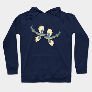 Minoan flying fish Hoodie